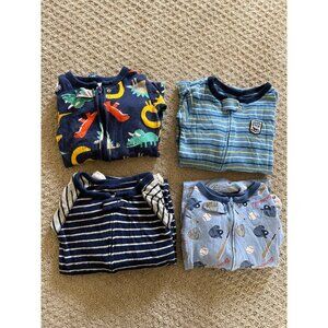 Carters 3T - Bundle Of 4 Footie Pajamas Bundle